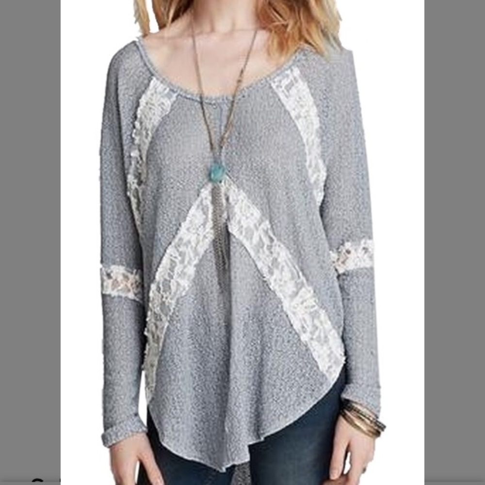 Free People Mint Green Tunic Top